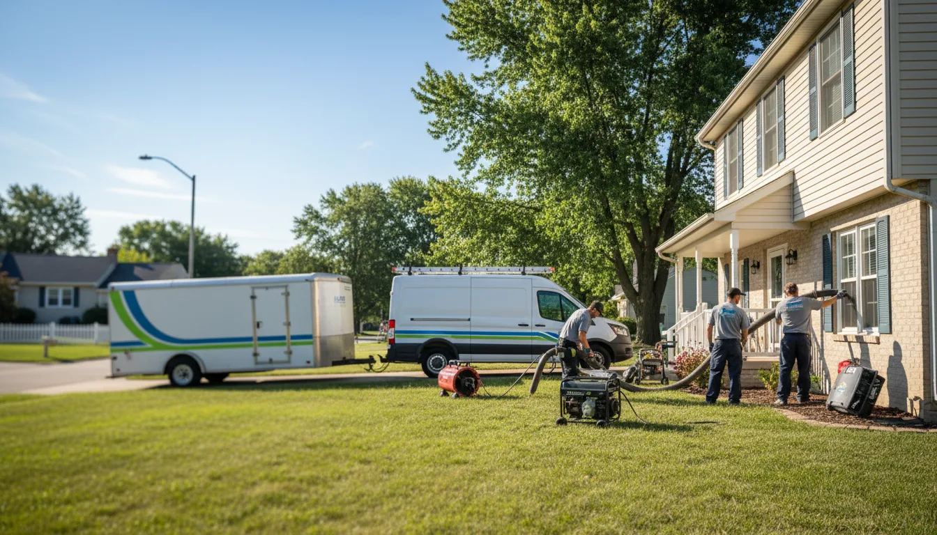 Flooded Basement Restoration And Cleanup With Repair in Woodburn, IA near me